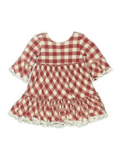 Pre-owned Matilda Jane Kids' Dress In Burgundy