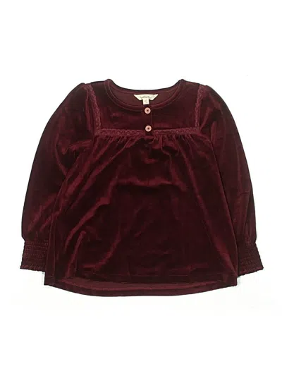 Pre-owned Matilda Jane Kids' Dress In Burgundy