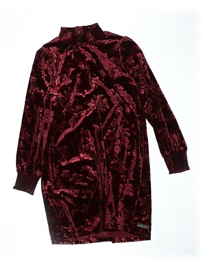 Pre-owned Matilda Jane Kids' Dress In Burgundy