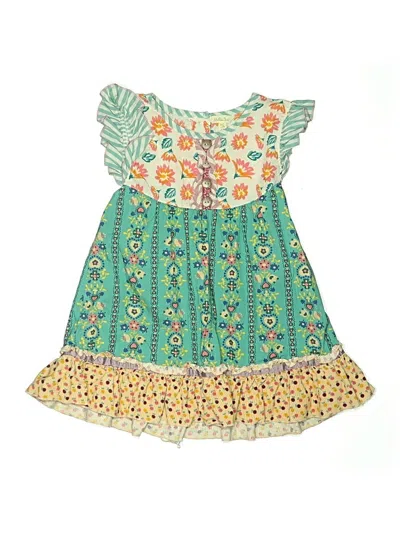 Pre-owned Matilda Jane Kids' Dress In Green