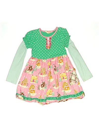 Pre-owned Matilda Jane Kids' Dress In Green