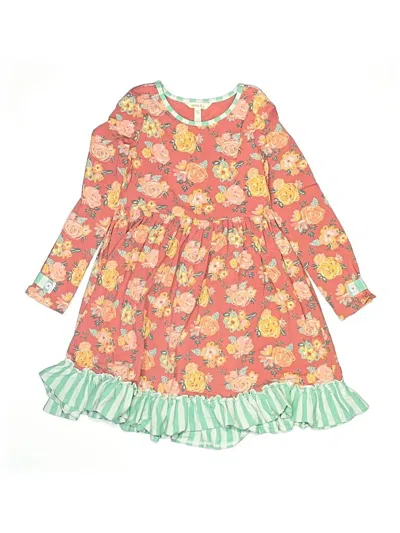 Pre-owned Matilda Jane Kids' Dress In Orange
