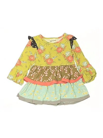 Pre-owned Matilda Jane Kids' Dress In Yellow