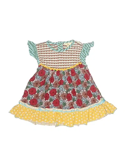 Pre-owned Matilda Jane Kids' Dress In Yellow