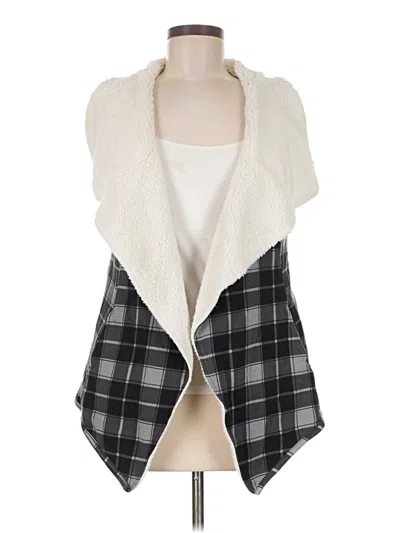Pre-owned Matilda Jane Faux Fur Vest In Ivory