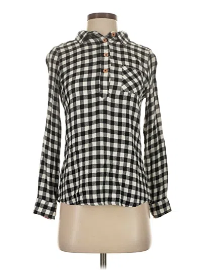Pre-owned Matilda Jane Long Sleeve Blouse In Black