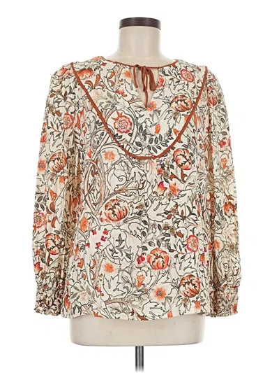 Pre-owned Matilda Jane Long Sleeve Blouse In Ivory