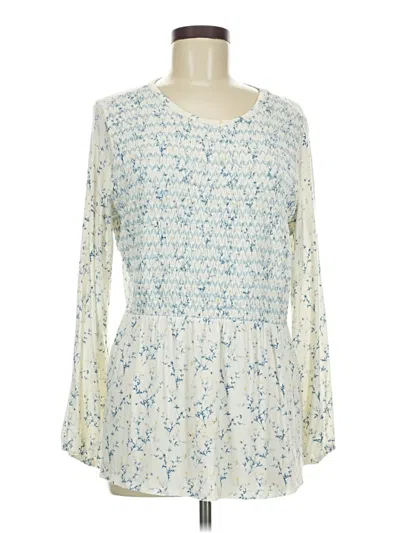 Pre-owned Matilda Jane Long Sleeve Blouse In Ivory