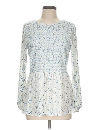 Pre-owned Matilda Jane Long Sleeve Blouse In Ivory