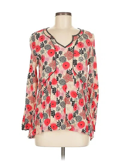 Pre-owned Matilda Jane Long Sleeve Blouse In Pink