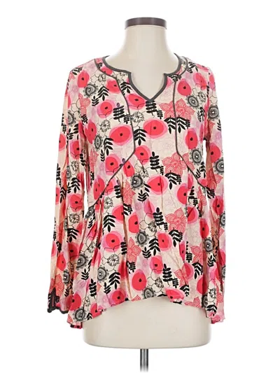Pre-owned Matilda Jane Long Sleeve Blouse In Pink