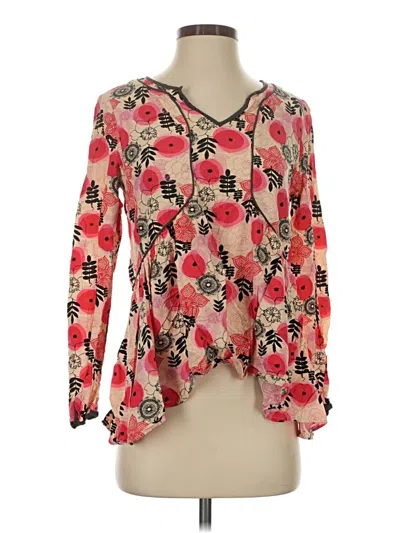 Pre-owned Matilda Jane Long Sleeve Blouse In Pink