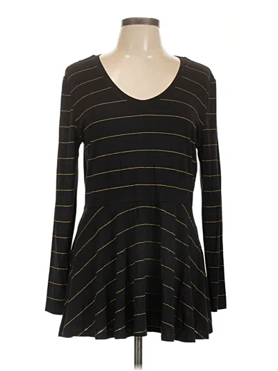 Pre-owned Matilda Jane Long Sleeve T-shirt In Black