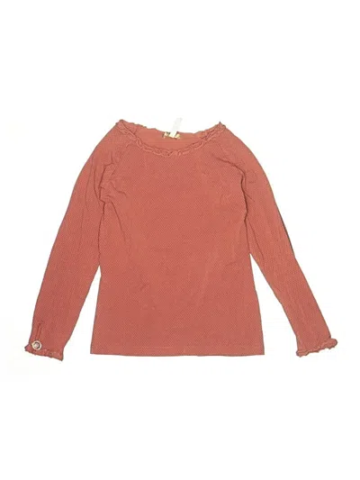 Pre-owned Matilda Jane Kids' Long Sleeve T-shirt In Brown