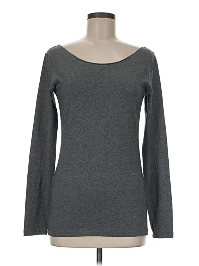 Pre-owned Matilda Jane Long Sleeve T-shirt In Gray