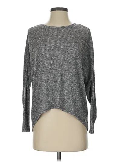 Pre-owned Matilda Jane Long Sleeve T-shirt In Gray