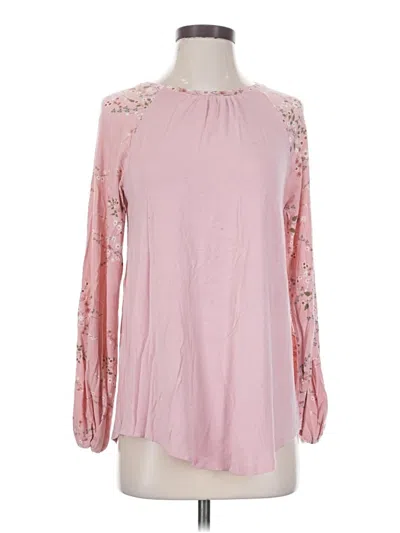 Pre-owned Matilda Jane Long Sleeve T-shirt In Pink