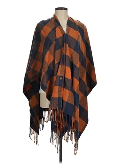 Pre-owned Matilda Jane Poncho In Orange