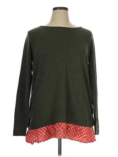 Pre-owned Matilda Jane Pullover Sweater In Green