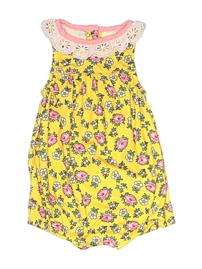 Pre-owned Matilda Jane Babies' Short Sleeve Outfit In Yellow