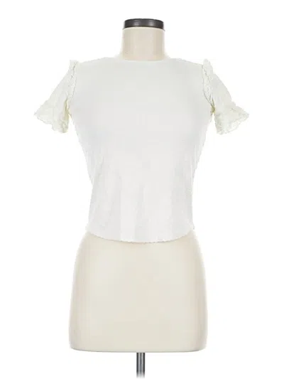 Pre-owned Matilda Jane Short Sleeve T-shirt In Ivory