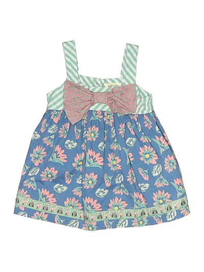 Pre-owned Matilda Jane Kids' Sleeveless Blouse In Blue