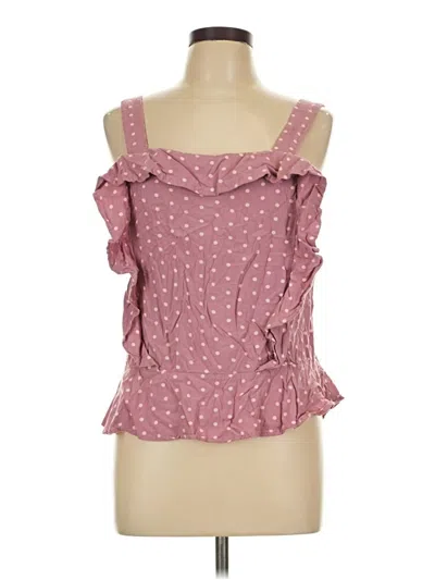 Pre-owned Matilda Jane Sleeveless Blouse In Pink