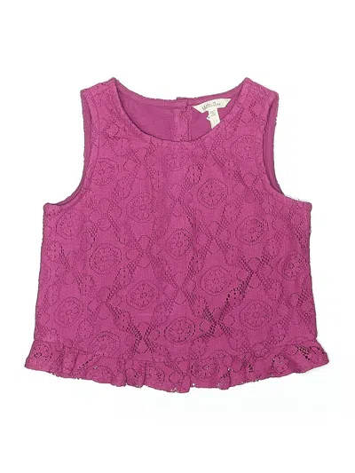 Pre-owned Matilda Jane Kids' Sleeveless Blouse In Purple