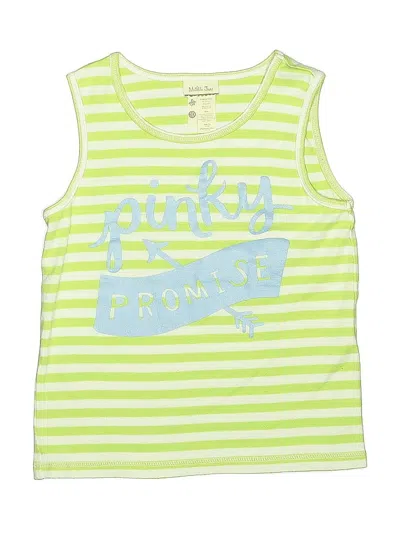 Pre-owned Matilda Jane Kids' Sleeveless T-shirt In Green