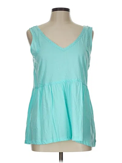 Pre-owned Matilda Jane Sleeveless T-shirt In Blue