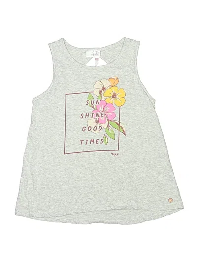Pre-owned Matilda Jane Kids' Sleeveless T-shirt In Gray