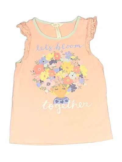 Pre-owned Matilda Jane Kids' Sleeveless T-shirt In Pink