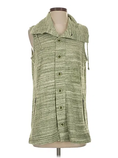 Pre-owned Matilda Jane Sweater Vest In Green
