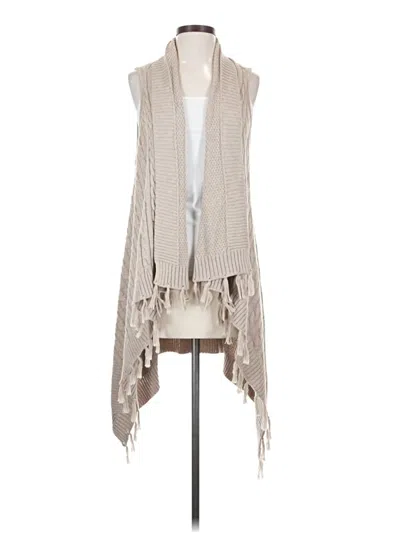 Pre-owned Matilda Jane Sweater Vest In Tan