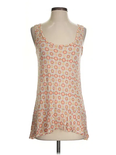 Pre-owned Matilda Jane Tank Top Orange Square Neckline Tops