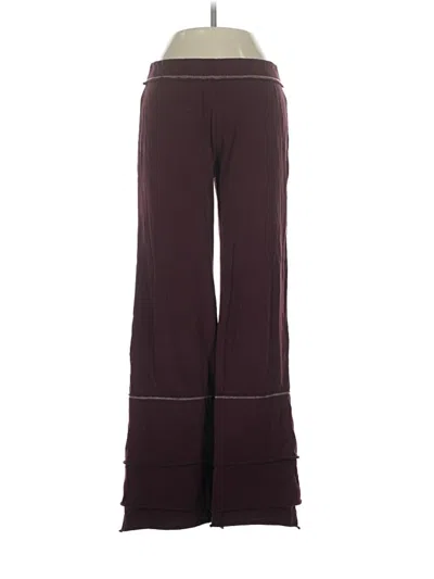 Pre-owned Matilda Jane Track Pants In Burgundy