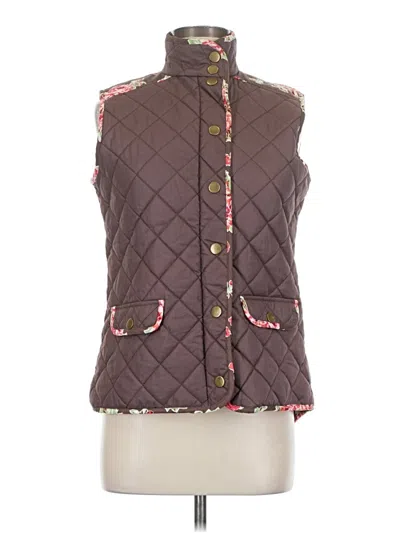 Pre-owned Matilda Jane Vest In Brown
