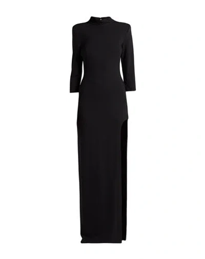 Matilde Couture Woman Maxi Dress Black Size 8 Viscose, Nylon, Elastane