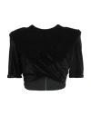 Matilde Couture Woman Top Black Size 8 Polyester, Elastane