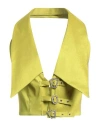 Matilde Couture Woman Top Lime Green Size 6 Polyester, Elastane, Nylon
