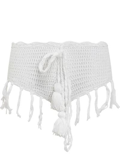 Matimì Matimi' Comfortable Mini Shorts For Every Occasion In Bianco