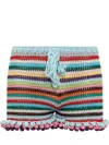 Matimì Crochet-knit Shorts In Multicolor