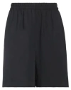 Matimì Matimi Woman Shorts & Bermuda Shorts Black Size M Polyester In Black