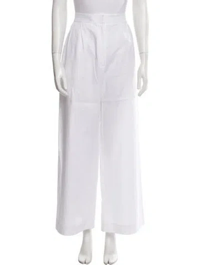 Pre-owned Matin Wide Leg Pants In White