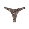 Matinee Leopard-print High-cut Bikini Bottoms