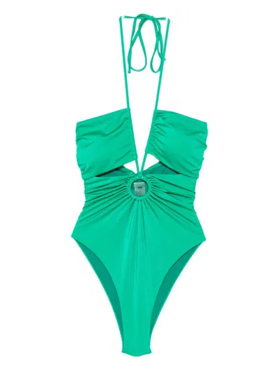 Matinee Donna Clio Ring-detail Swimsuit In Green