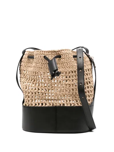 Matinee Donna Small Portofino Bucket Bag In Neutral