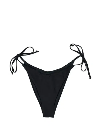 Matinee Kate Side-tie Bikini Bottoms In Black