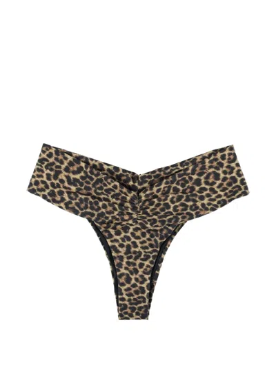 Matinee Lady Leopard-pattern Bikini Bottoms In Multi