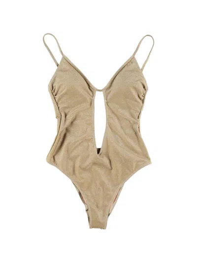 Matinee Lilly Cut-out Swimsuit In Nude